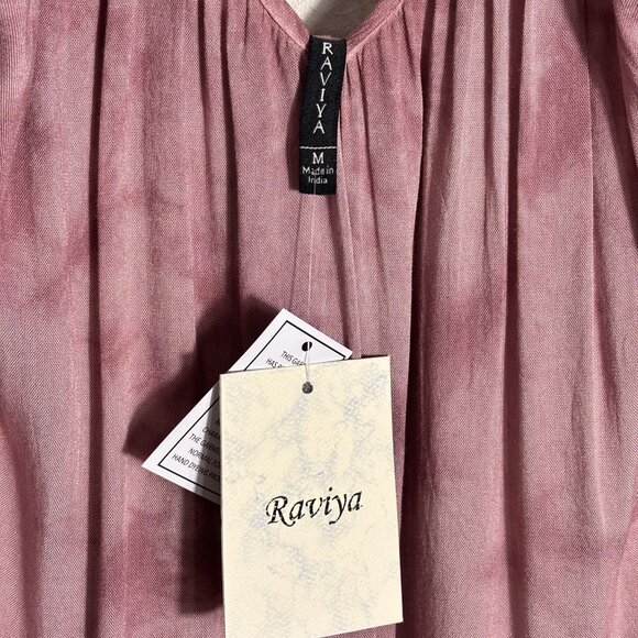 Raviya Tie-Dye Mauve Tiered Mini Dress With Adjustable Straps - Picture 4 of 10